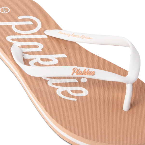 Plakkie Coffee Bay (Tan and White)