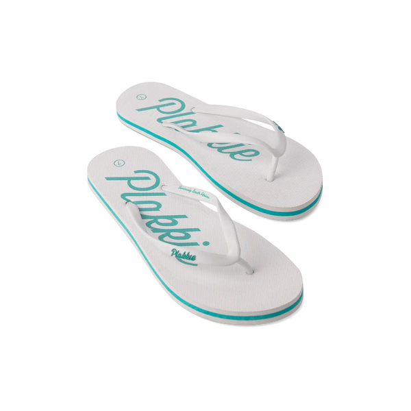 Plakkie Port Saint Johns (White and Mint)