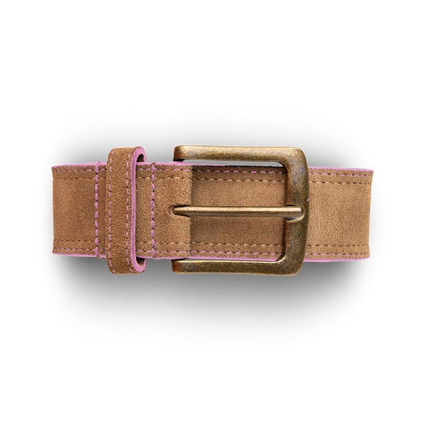 Uhambo Belt 40mm (Pink Detail)