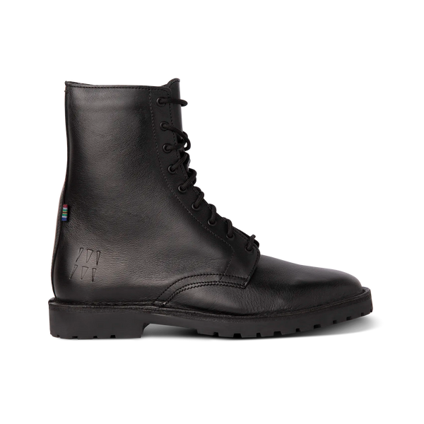 The Veldskoen MoveMe Ranger Boot (Black Leather with Black Sole)